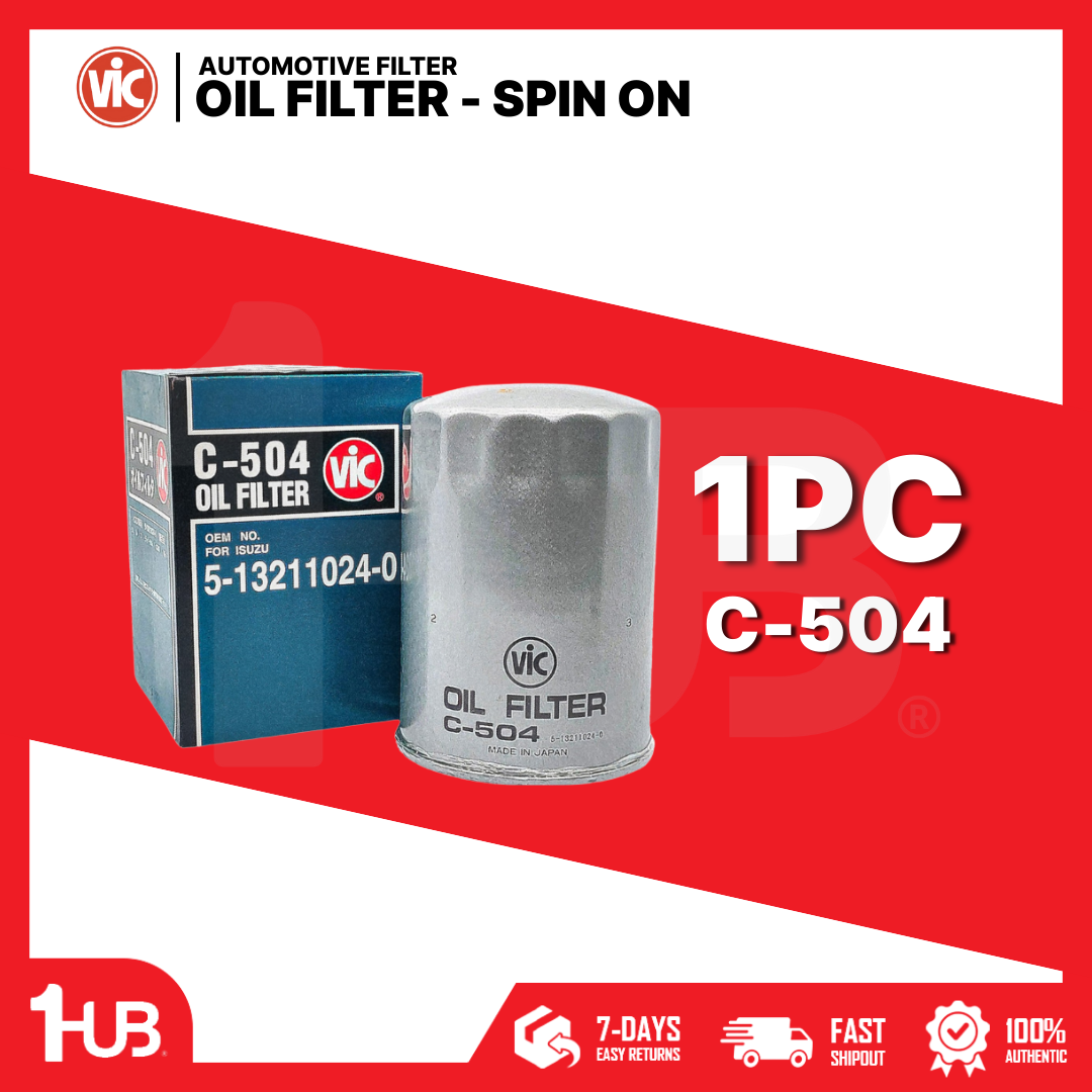 VIC OIL FILTER SPIN ON VIC C-504 8700787 ( 1 PC )