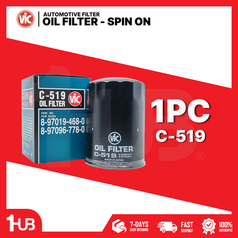 VIC OIL FILTER SPIN ON VIC C-519 C-519 7044506 ( 1 PC )