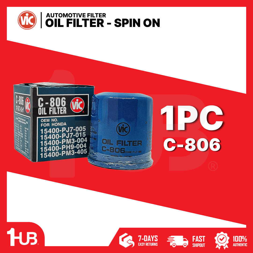VIC OIL FILTER SPIN ON VIC C-703A DAIHATSU CHARADE , SUZUKI CARRY ALL  C-703A 9454956 ( 1 PC )