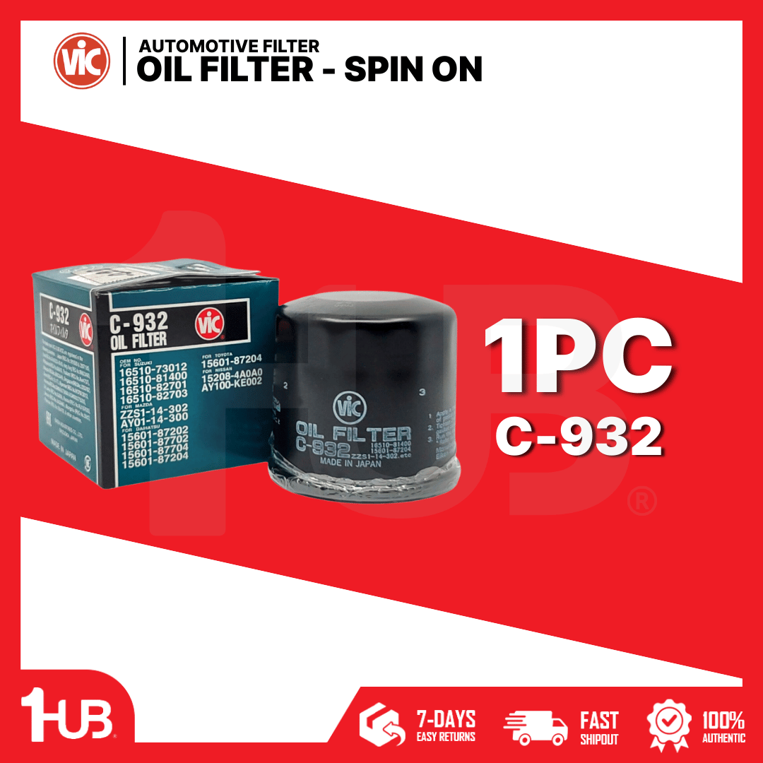 VIC OIL FILTER SPIN ON VIC C-932 2996715 ( 1 PC )