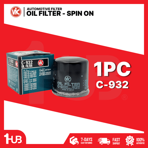 VIC OIL FILTER SPIN ON VIC C-932 2996715 ( 1 PC )