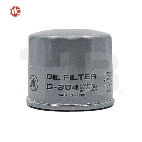 VIC OIL FILTER SPIN ON VIC C-304 FORD LASER , KIA PRIDE , SORENTO GAS GE3500 , HYUNDAI ELANTRA / GETZ / MATRIX / TUCSON GAS  C-304 19244 ( 1 PC )