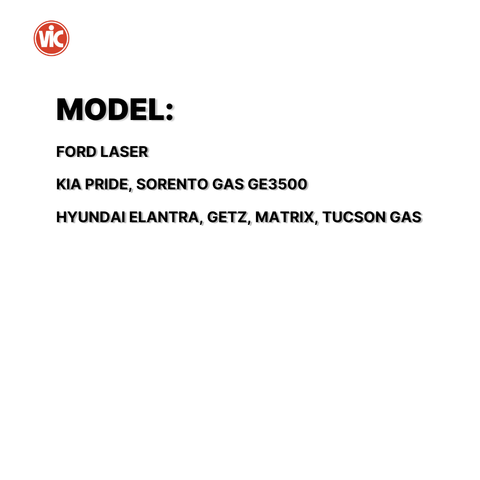 VIC OIL FILTER SPIN ON VIC C-304 FORD LASER , KIA PRIDE , SORENTO GAS GE3500 , HYUNDAI ELANTRA / GETZ / MATRIX / TUCSON GAS  C-304 19244 ( 1 PC )