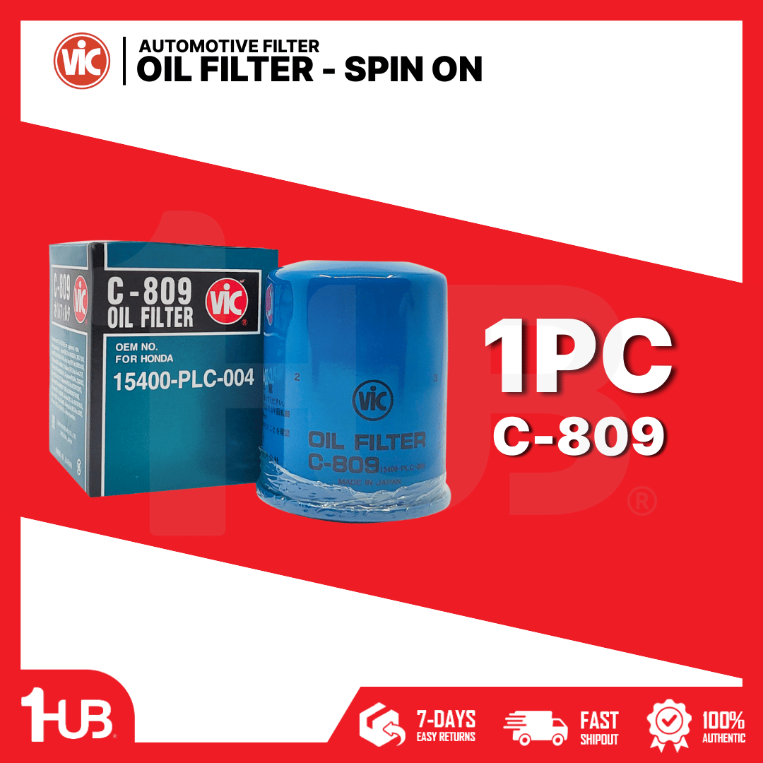 VIC OIL FILTER SPIN ON VIC C-809 HONDA CRV ALL  C-809 9108170 ( 1 PC )
