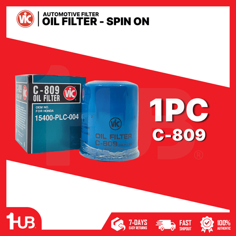 VIC OIL FILTER SPIN ON VIC C-809 HONDA CRV ALL  C-809 9108170 ( 1 PC )