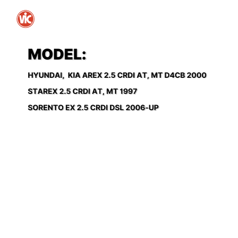 VIC OIL FILTER SPIN ON VIC NLT-012 HYUNDAI / KIA STAREX 2.5 CRDI AT/MT D4CB 00- / STAREX 2.5 CRDI AT/MT 97- / SORENTO EX 2.5 CRDI DSL 06 C-034 4989315 ( 1 PC )