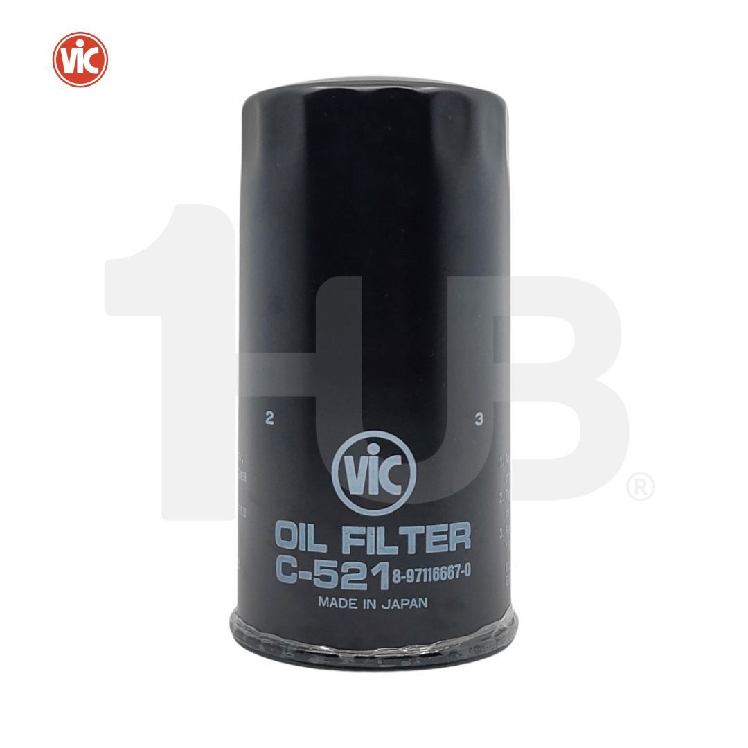 VIC OIL FILTER SPIN ON VIC C-521 ISUZU HD TROOPER 4JX1-T  C-521 7329220 ( 1 PC )