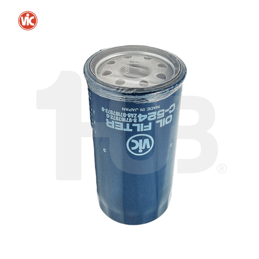 VIC OIL FILTER SPIN ON VIC C-524 ISUZU TROOPER 4JX1-T  C-524 6938470 ( 1 PC )