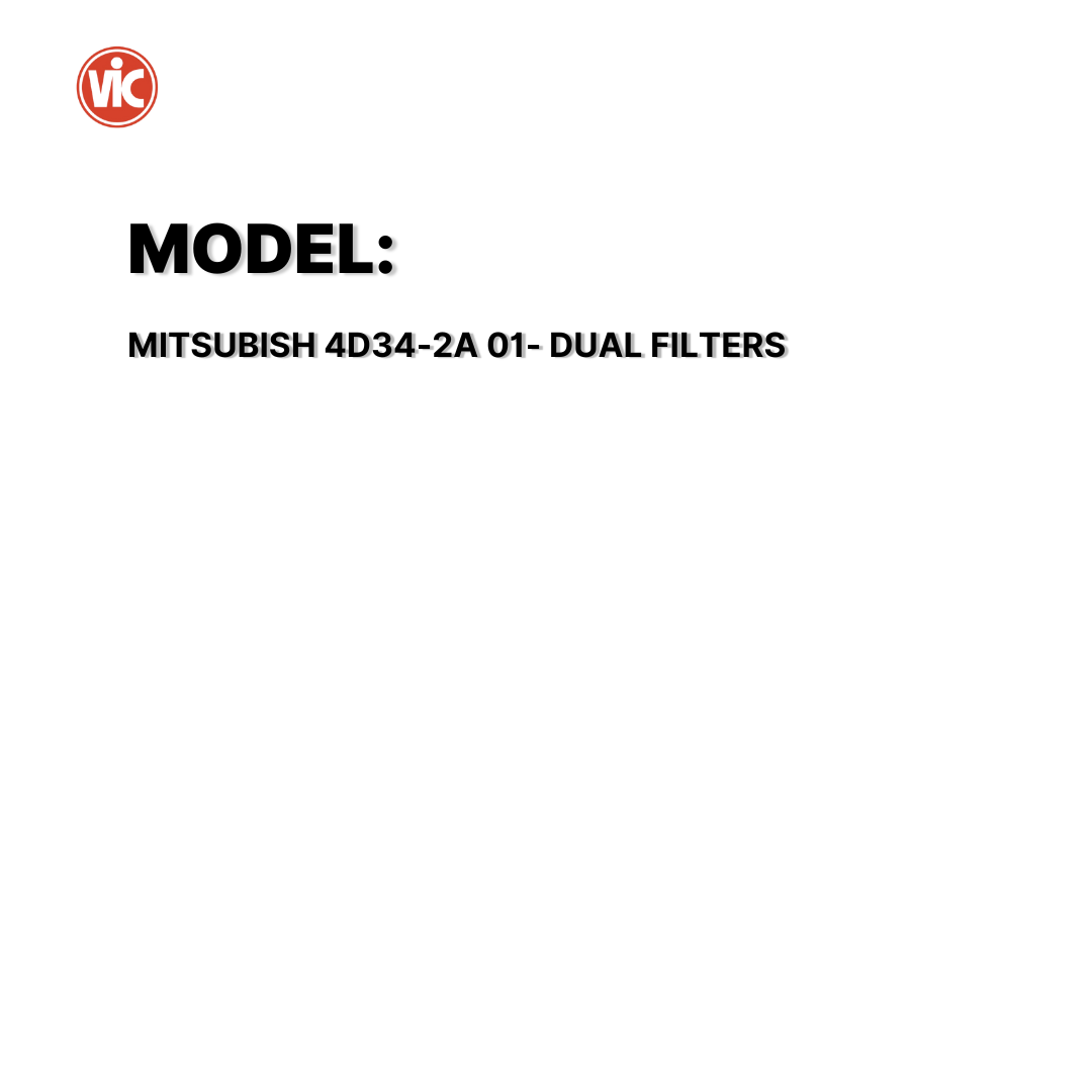 VIC OIL FILTER SPIN ON VIC C-313 MITSUBISHI 4D34-2A 01- DUAL FILTERS / C-319  C-313 4740677 ( 1 PC )