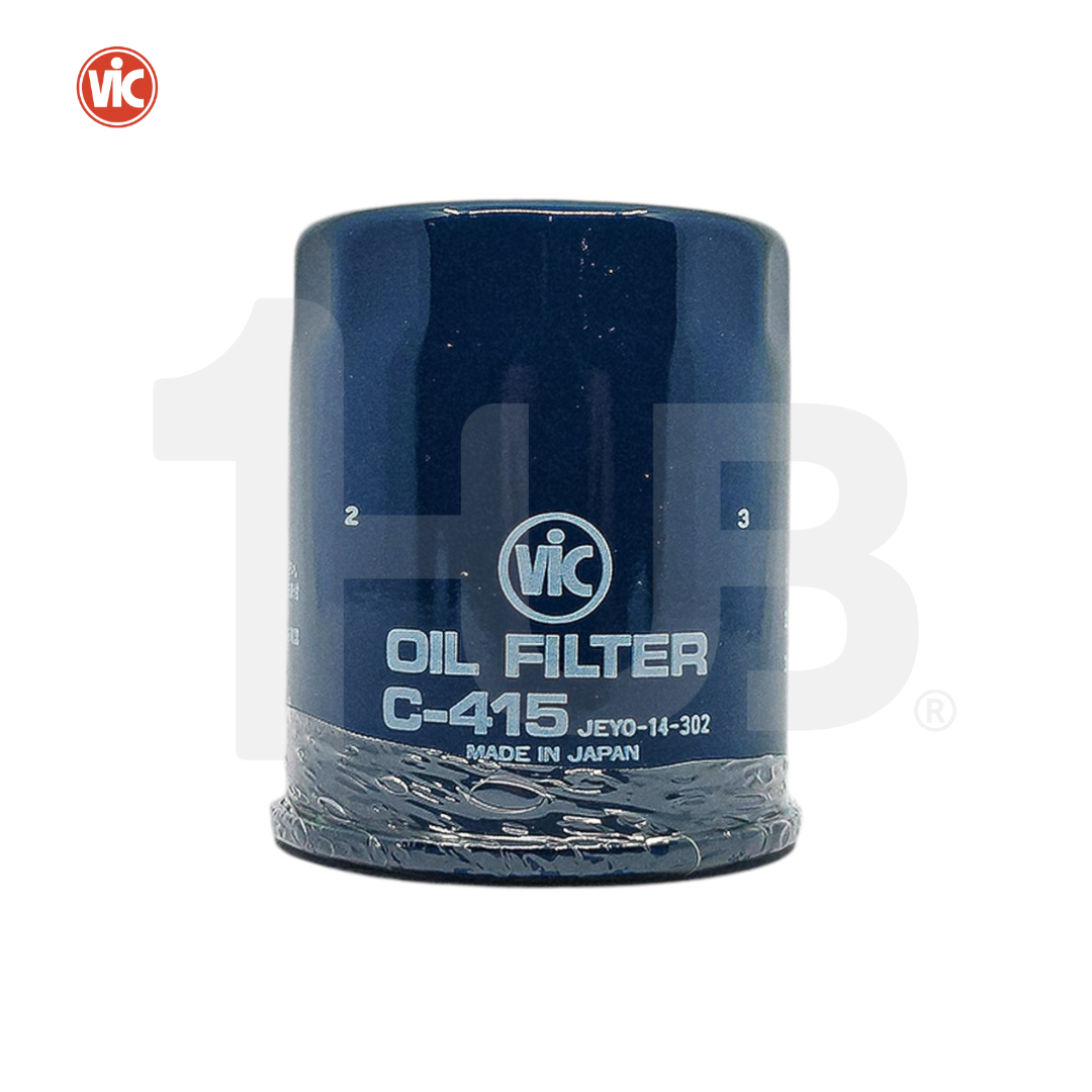 VIC OIL FILTER SPIN ON VIC C-415 MITSUBISHI LANCER 1.3 , 1.5 12V 4G13 , 4G15 89-96 / LANCER 1500 DOHC 4G91 91-96  C-415 6596499 ( 1 PC )