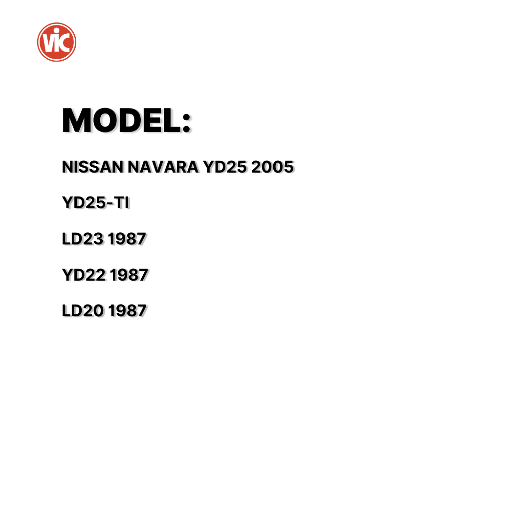 VIC OIL FILTER SPIN ON VIC C-231 NISSAN NAVARA YD25 05-, YD25-Ti, LD23 87-, YD22 87-, LD20 87-  C-231 2707208 ( 1 PC )