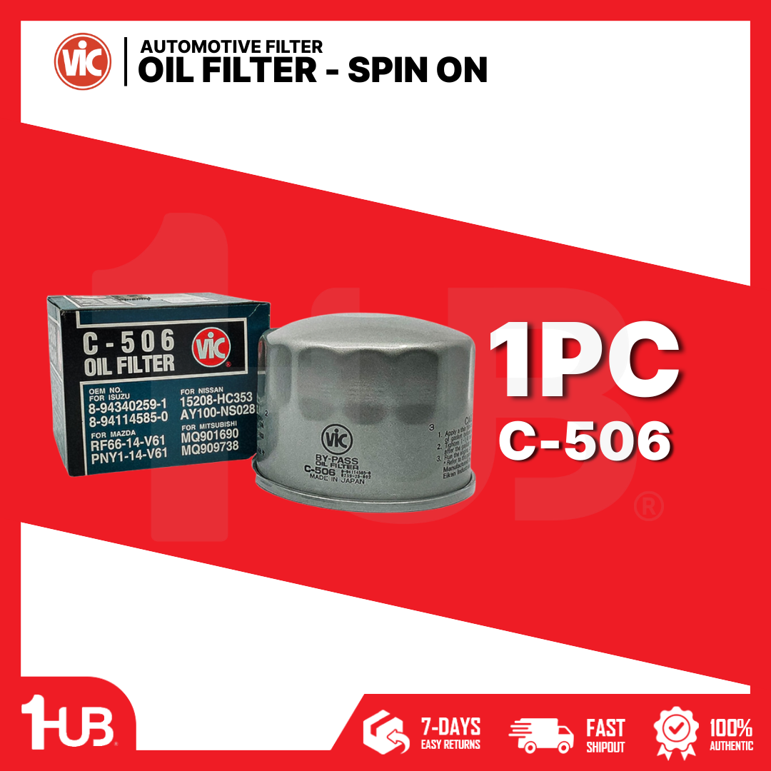 VIC OIL FILTER SPIN ON VIC C-506 SEE C-508A  C-506 6464946 ( 1 PC )