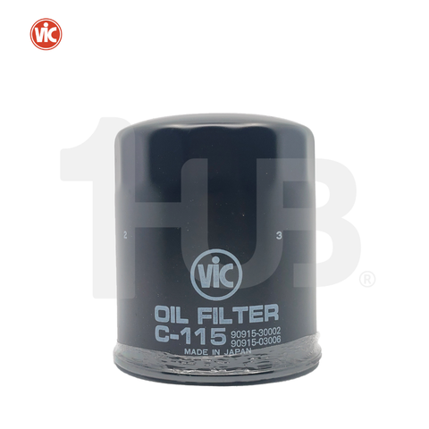 VIC OIL FILTER SPIN ON VIC C-115 TOYOTA LANDCRUISER / PRADO  C-115 6689273 ( 1 PC )