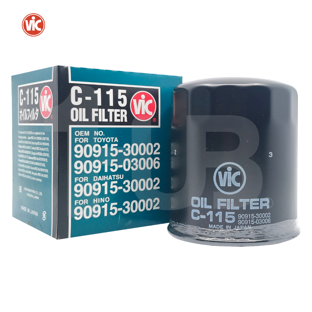 VIC OIL FILTER SPIN ON VIC C-115 TOYOTA LANDCRUISER / PRADO  C-115 6689273 ( 1 PC )