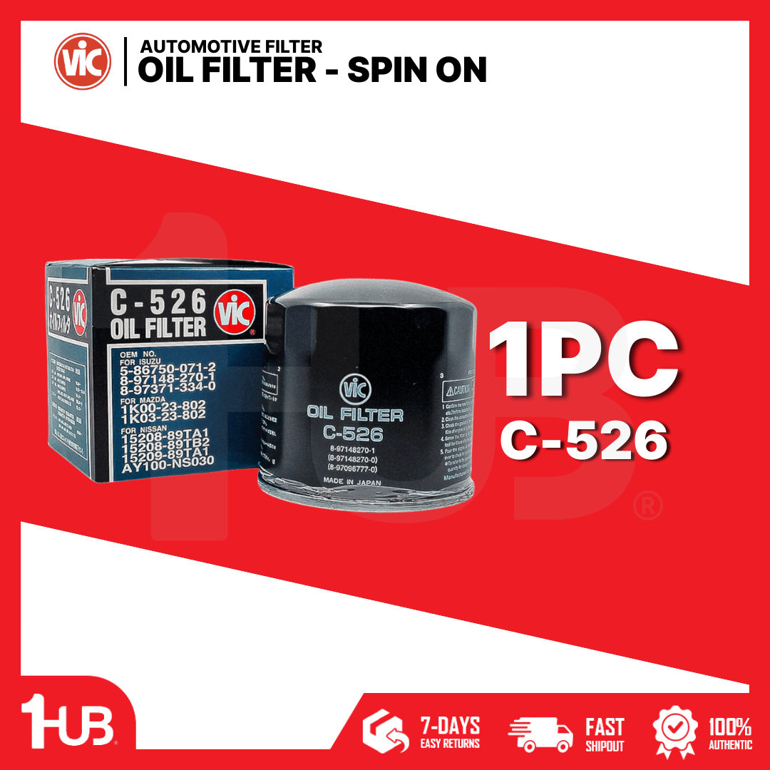 VIC OIL FILTER SPIN ON VIC C-526 (REPLACES C-518)  C-526 3051217 ( 1 PC )