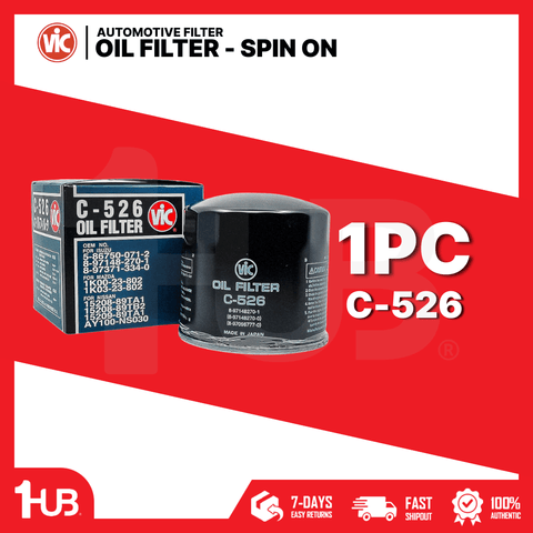 VIC OIL FILTER SPIN ON VIC C-526 (REPLACES C-518)  C-526 3051217 ( 1 PC )