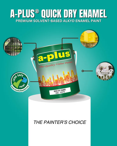 A-Plus® Quick Drying Enamel Paint 4L