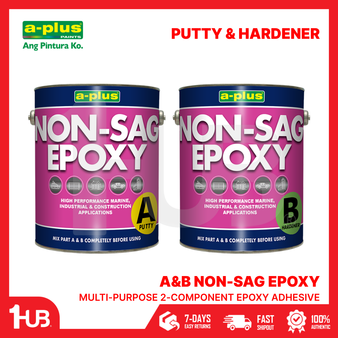 A-Plus® Non-Sag Epoxy Adhesive & Putty (4L) | Vertical & Structural Repair Epoxy