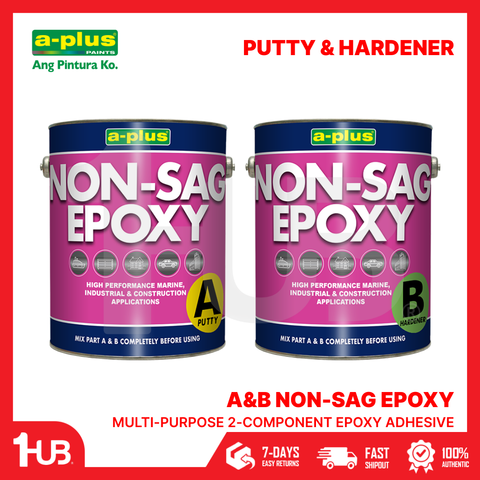 A-Plus® Non-Sag Epoxy Adhesive & Putty (4L) | Vertical & Structural Repair Epoxy