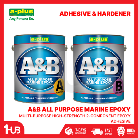 A-Plus A&B® All Purpose Marine Epoxy Adhesive (4L) | Waterproof Heavy-Duty Bonding System