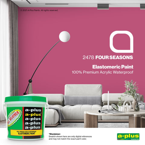 A-Plus All Weather Paint 4L- Medium Gloss | Interior & Exterior Concrete, Wood water-based Paint