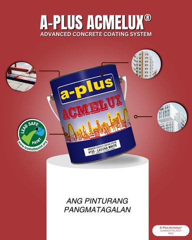 A-Plus Acmelux Premium Acrylic Solvent-Based Paint 4L