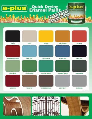 A-Plus® Quick Drying Enamel Paint 4L