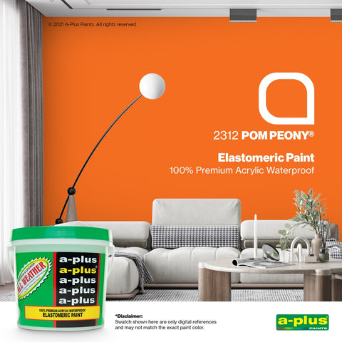 A-Plus All Weather - 2312 Pom Peony for Interior & Exterior Concrete, Wood water-based paint (4L)