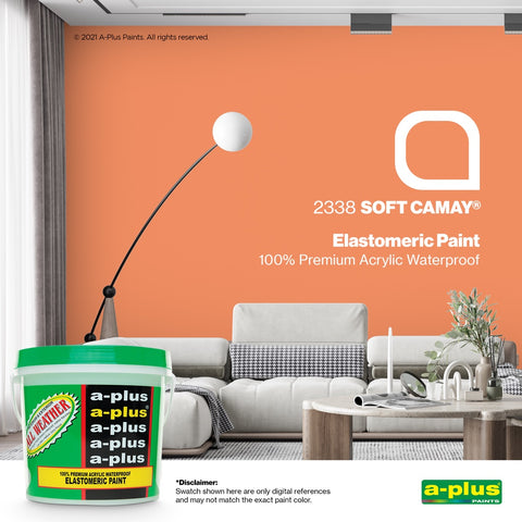 A-Plus All Weather Paint 4L- Medium Gloss | Cream Shades for Interior & Exterior Concrete, Wood water-based paints.