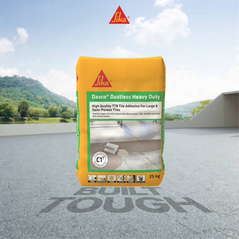 SIKA DAVCO DUSTLESS HEAVY DUTY TILE ADHESIVE ( 25KG )