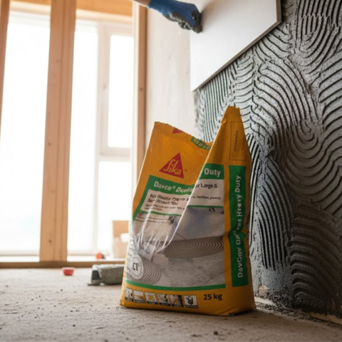SIKA DAVCO DUSTLESS HEAVY DUTY TILE ADHESIVE ( 25KG )
