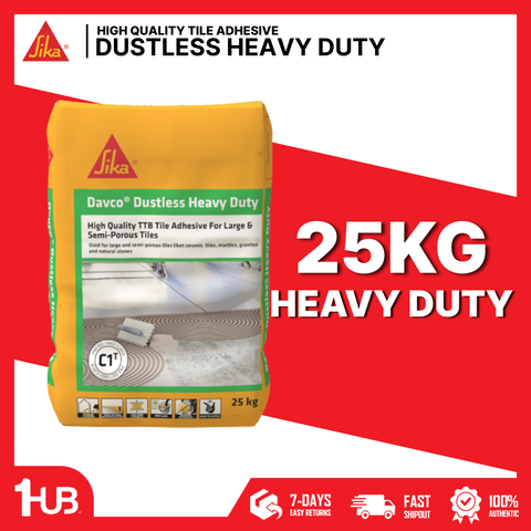 SIKA DAVCO DUSTLESS HEAVY DUTY TILE ADHESIVE ( 25KG )