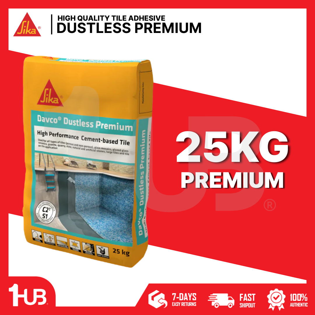 SIKA DAVCO DUSTLESS PREMIUM TILE ADHESIVE ( 25KG )