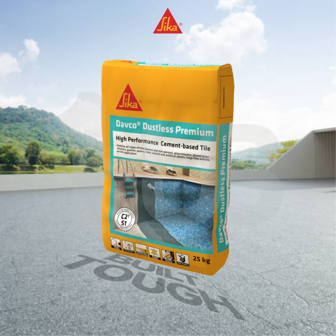 SIKA DAVCO DUSTLESS PREMIUM TILE ADHESIVE ( 25KG )