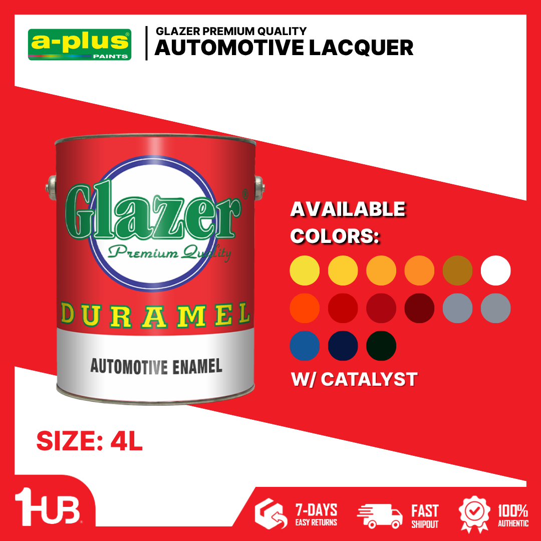 Glazer Duramel® Automotive Enamel Paint (4L) | Durable High-Gloss Auto Finish