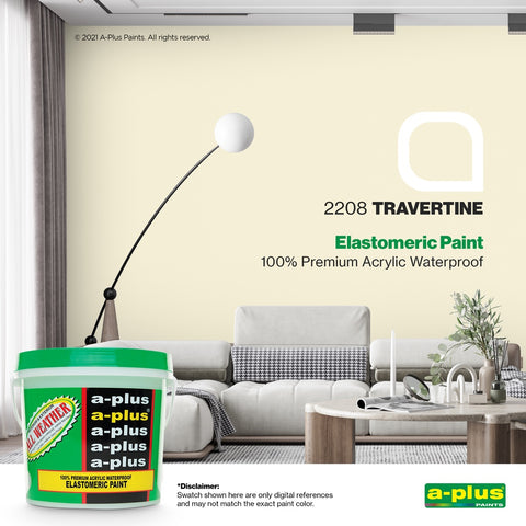 A-Plus All Weather Paint 4L- Medium Gloss | FAMILY COLOR GREEN, CREAM & YELLOW for Interior & Exterior Concrete and Wood Water Based Paint