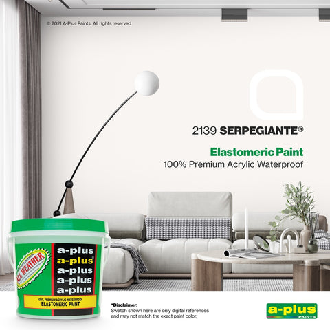 A-Plus All Weather Paint 4L- Medium Gloss | FAMILY COLOR GREEN, CREAM & YELLOW for Interior & Exterior Concrete and Wood Water Based Paint