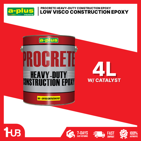 A-Plus Procrete® Low Viscosity Construction Epoxy (4L)| 9861 | Structural Bonding & Repair Resin