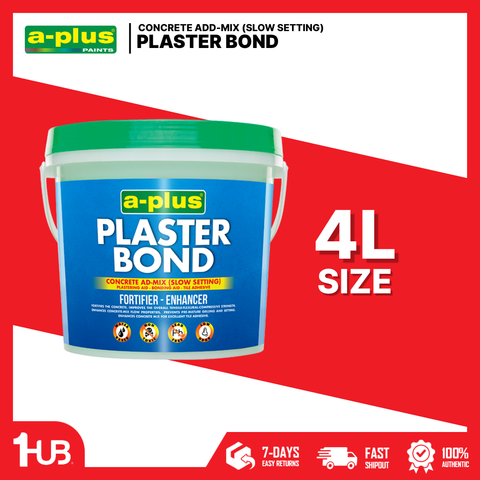 A-Plus® Plasterbond Cement Admixture (4L)| 1082 | Bonding Agent for Cement & Plaster