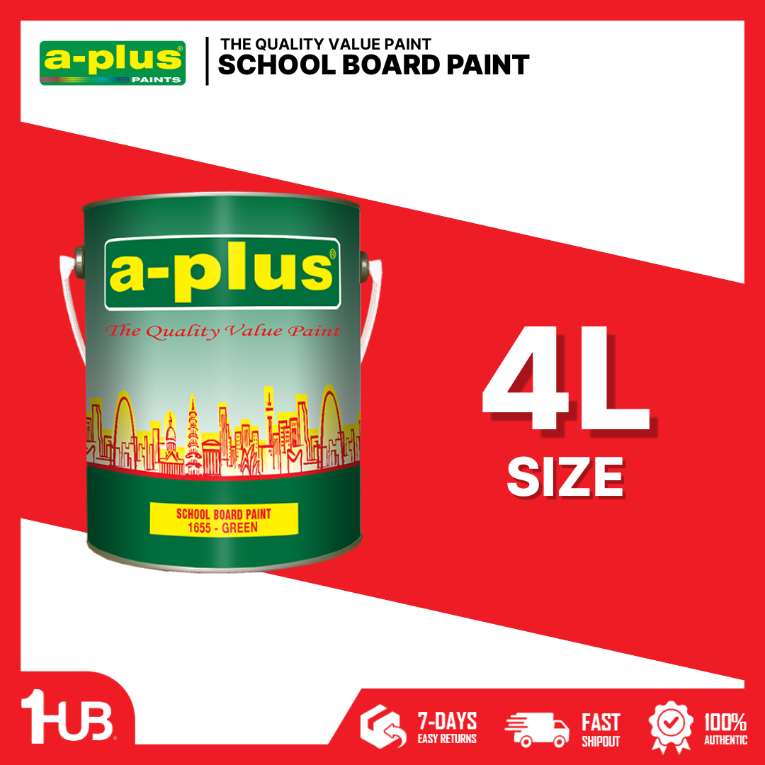 A-Plus® Schoolboard Paint Colors (4L) | Durable Chalkboard Finish