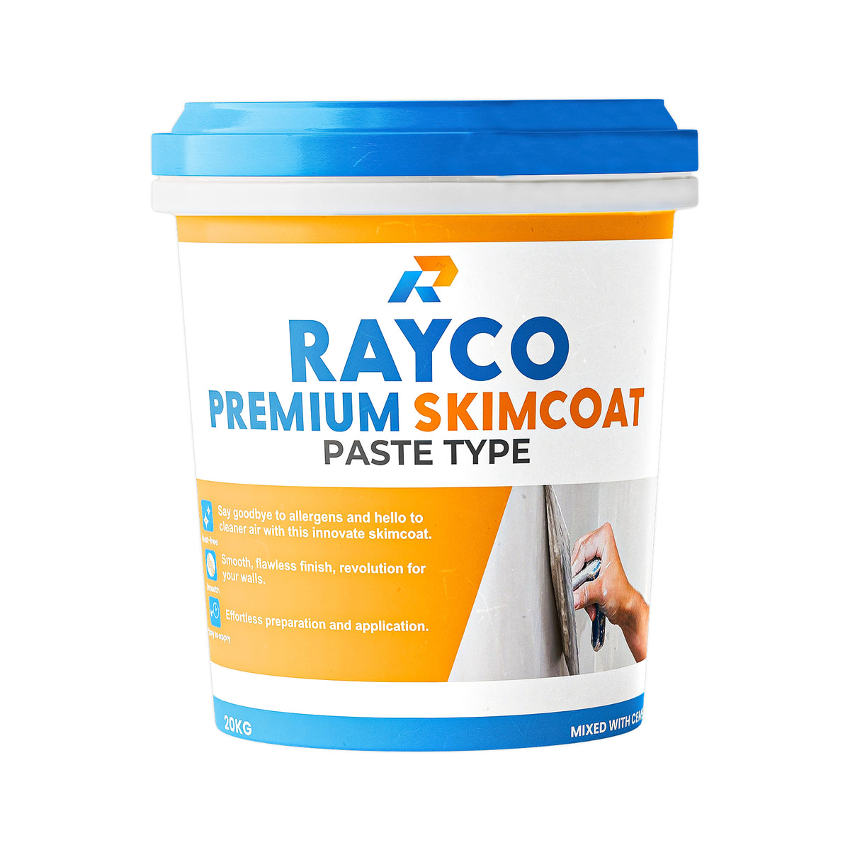 Rayco Skimcoat Paste Type 20kg