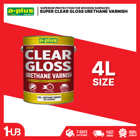 A-Plus® Super Clear Gloss Urethane Wood Varnish & Reducer (4L) | A-Plus Industrial & Construction Coatings