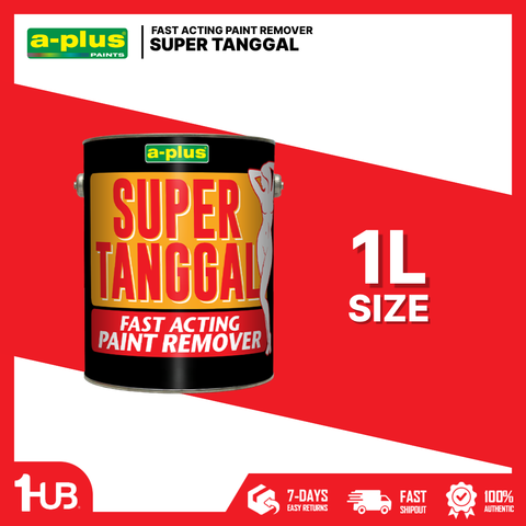 A-Plus Supertanggal® Paint and Varnish Remover 1L | 1030 | Powerful Paint Stripper & Surface Cleaner