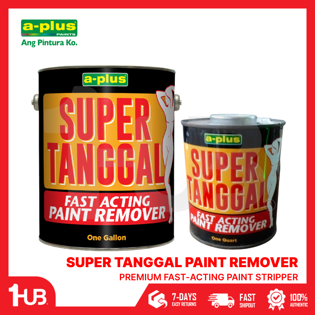 A-Plus Supertanggal® Paint and Varnish Remover (1 Liter) | Powerful Paint Stripper & Surface Cleaner